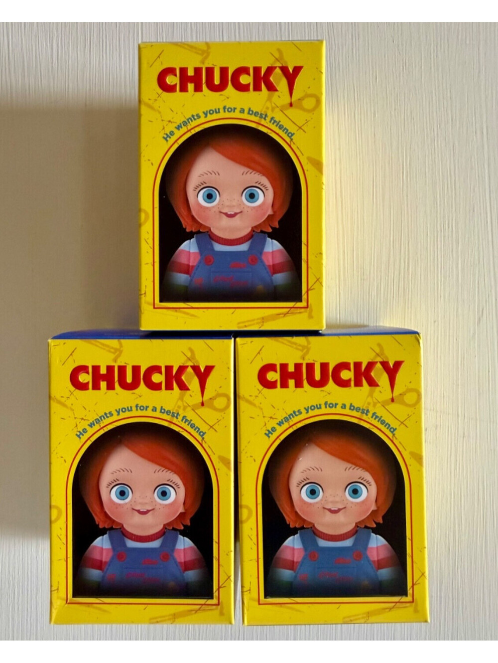 3 POP MART x Chucky Franchise Halloween Series Figures Blind Box Figures 3 Boxes